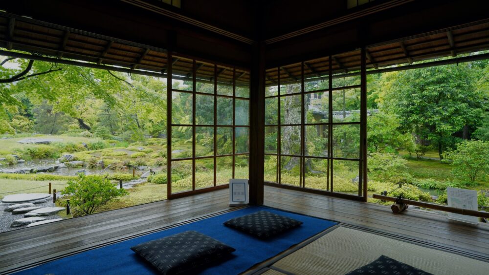 View from the tea house in Murin-an Garden