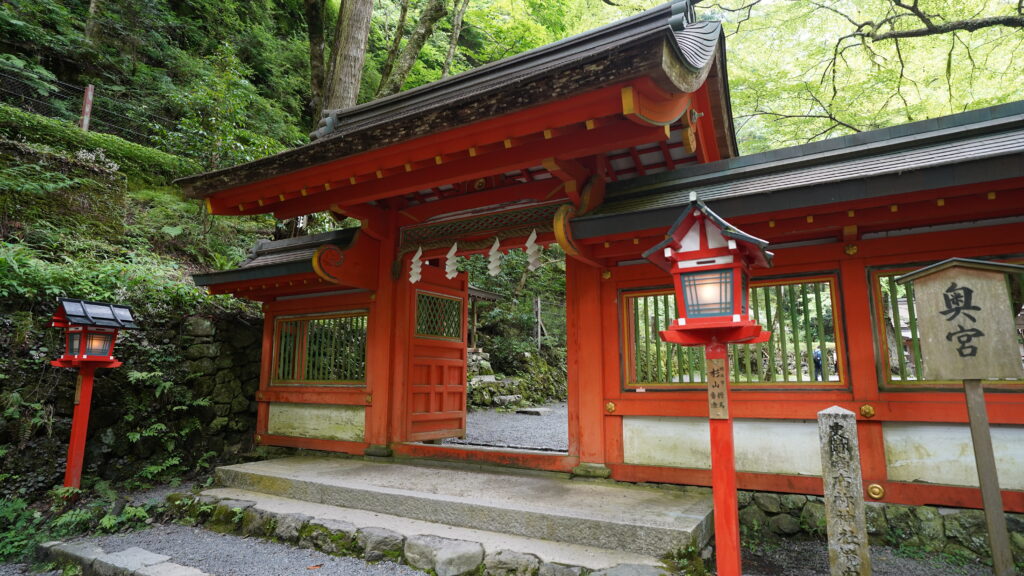 Okunomiya(rear shrine) in Kifune shrine 