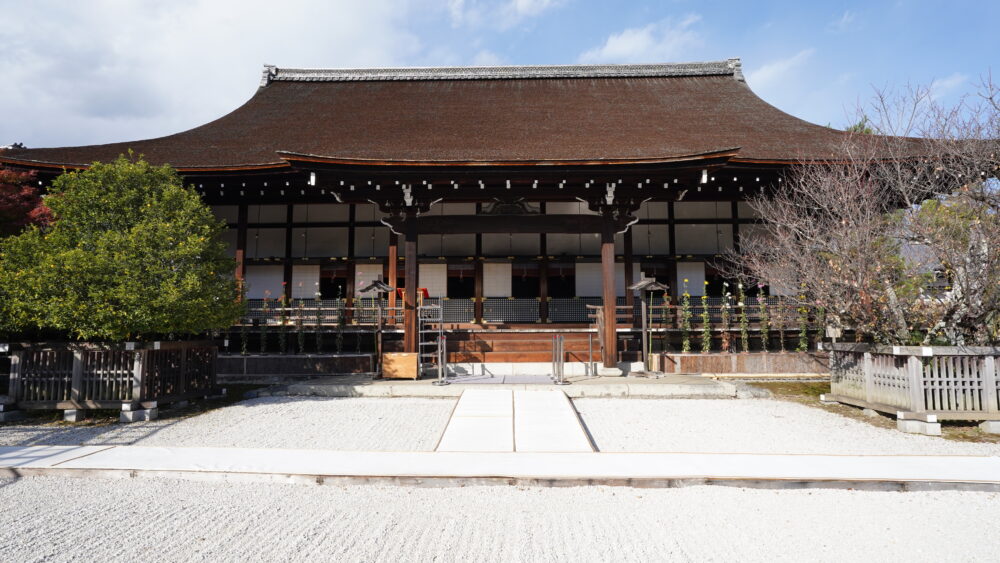 Shinden (Imperial Hall) in Daikakuji Temple
